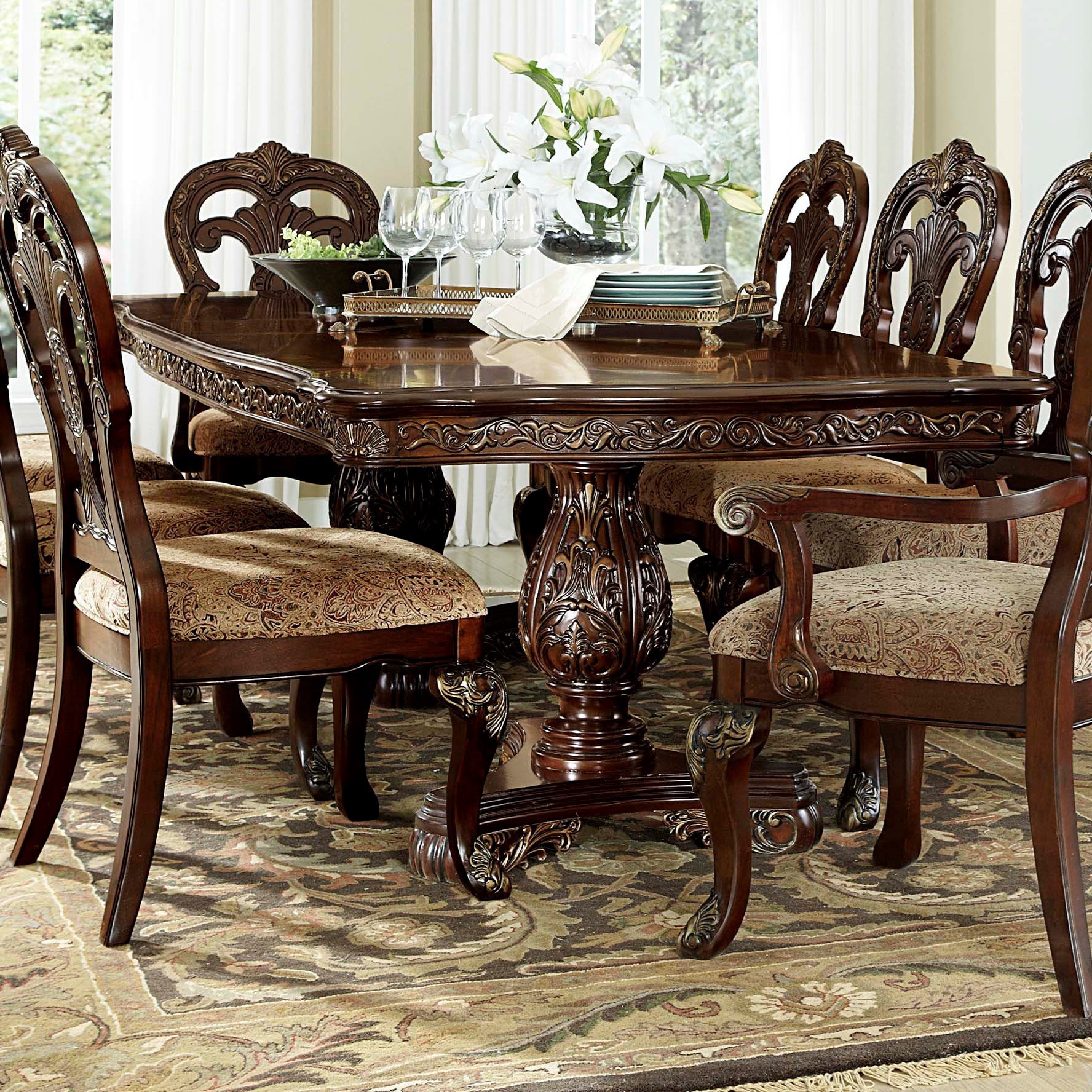 Homelegance Furniture Deryn Park 2243114+114B Traditional Formal